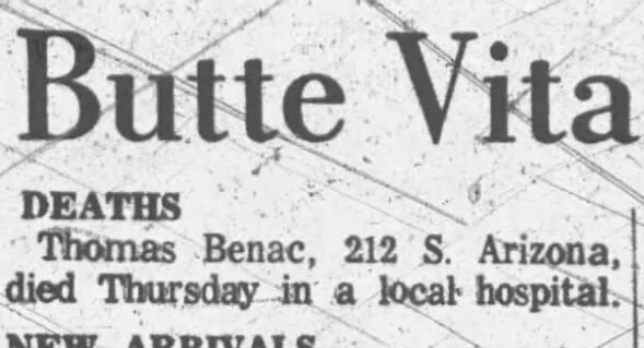 Clipping from The Montana Standard